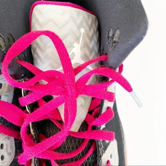 Nike Air Jordan Spike Forty Youth‎ 7 7Y Black Gray Fuchsia Sport 811121-009 - Picture 6 of 13